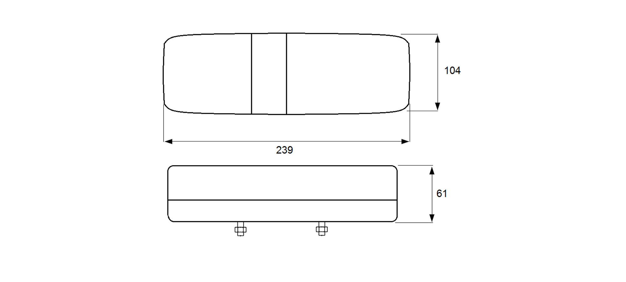 FORD D-1211 STOP LAMBA