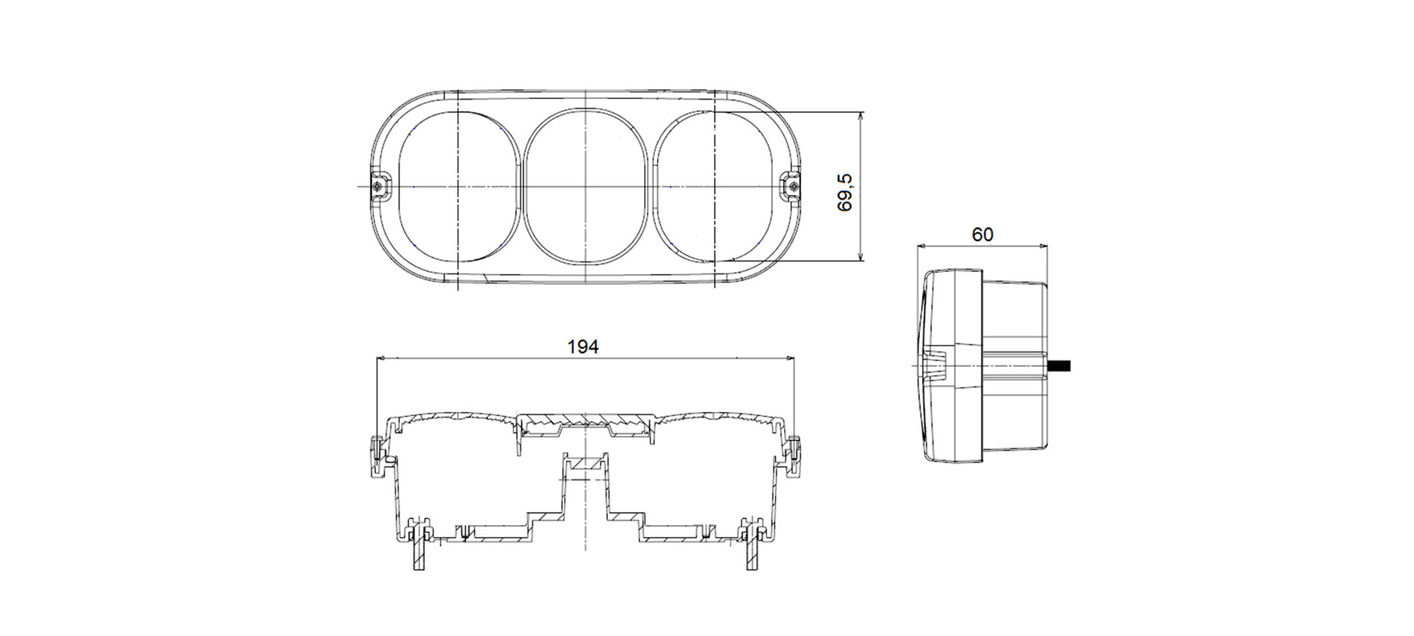 İŞ MAKİNASI STOP LAMBA